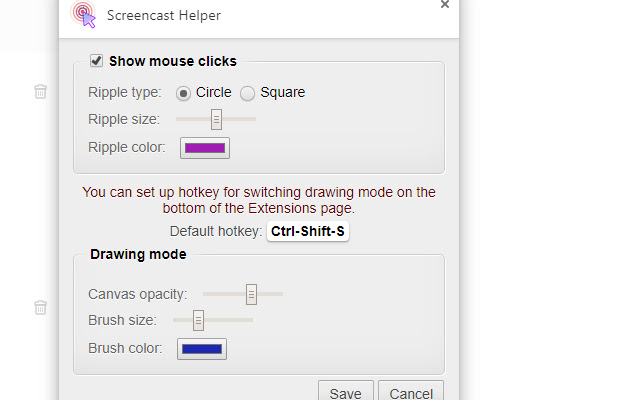 Screencast Helper chrome谷歌浏览器插件_扩展第3张截图