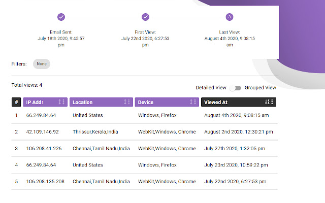 Zoho Mail Tracker chrome谷歌浏览器插件_扩展第5张截图