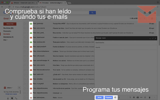 GMailer - Mail-track, Programar... chrome谷歌浏览器插件_扩展第1张截图