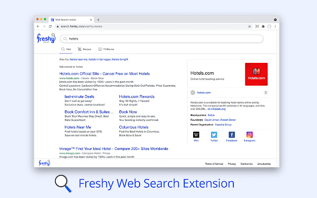 Freshy Search chrome谷歌浏览器插件_扩展第2张截图