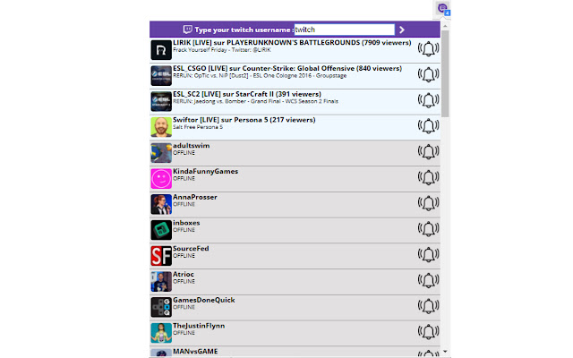 Twitch Notif chrome谷歌浏览器插件_扩展第1张截图