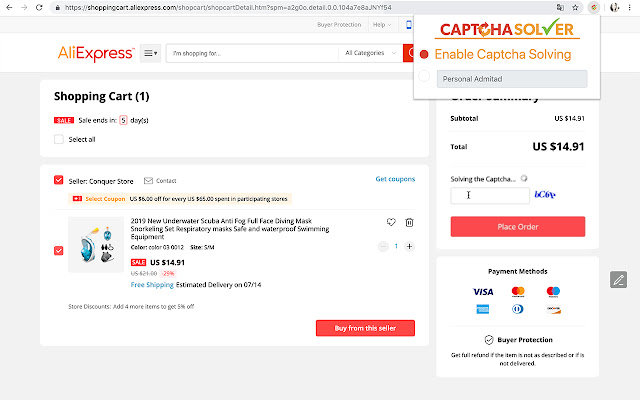 Easy AliExpress Captcha Solver chrome谷歌浏览器插件_扩展第3张截图