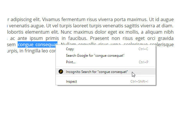 Incognito Search Plus chrome谷歌浏览器插件_扩展第1张截图