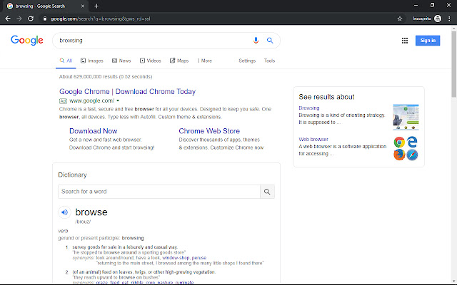 Incognito Search chrome谷歌浏览器插件_扩展第2张截图