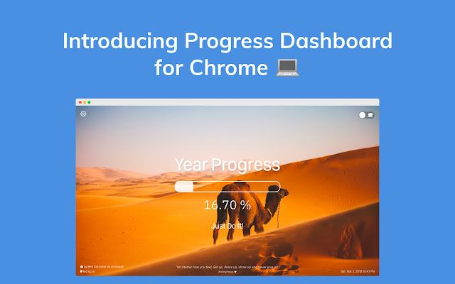 Progress Dashboard chrome谷歌浏览器插件_扩展第1张截图