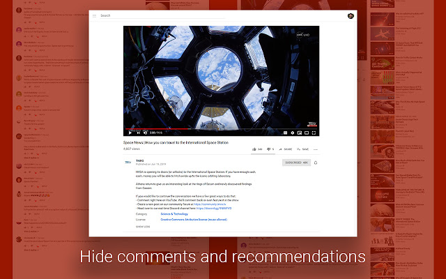 YouTube Liberation: Anti-Distraction Skin chrome谷歌浏览器插件_扩展第1张截图
