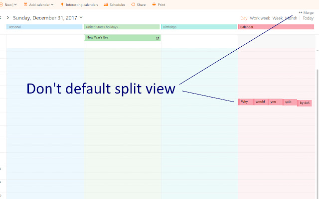 Merge Outlook Calendar chrome谷歌浏览器插件_扩展第1张截图