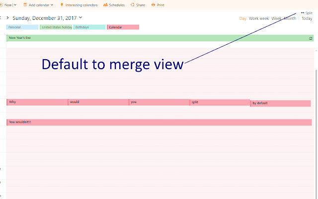 Merge Outlook Calendar chrome谷歌浏览器插件_扩展第2张截图