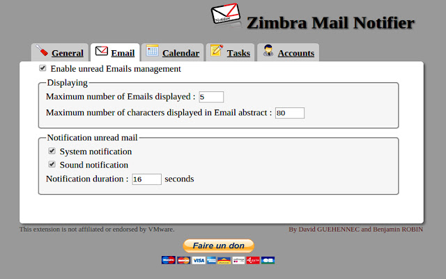 Zimbra Mail Notifier chrome谷歌浏览器插件_扩展第3张截图