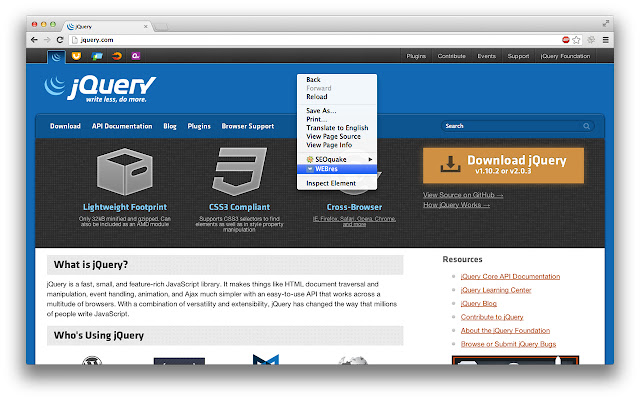 WEBres chrome谷歌浏览器插件_扩展第1张截图