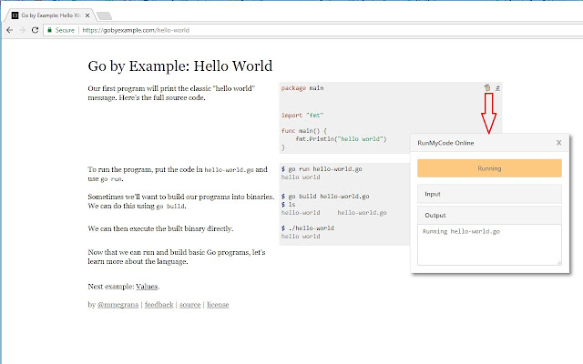 RunMyCode Online chrome谷歌浏览器插件_扩展第4张截图