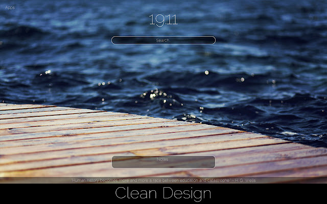 Clean Tab - New Tab Page chrome谷歌浏览器插件_扩展第1张截图