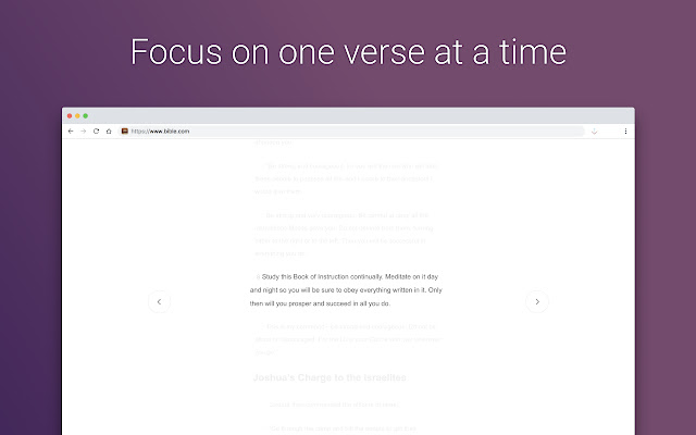 Focus Bible chrome谷歌浏览器插件_扩展第1张截图