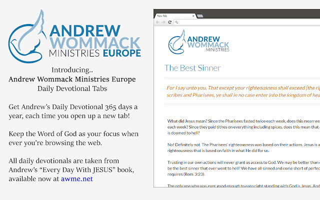 Andrew Wommack's Daily Devotional chrome谷歌浏览器插件_扩展第1张截图