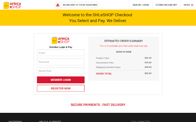 DHL eShop chrome谷歌浏览器插件_扩展第5张截图