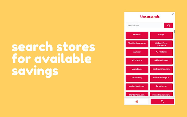 Thousands App Coupon Finder chrome谷歌浏览器插件_扩展第2张截图