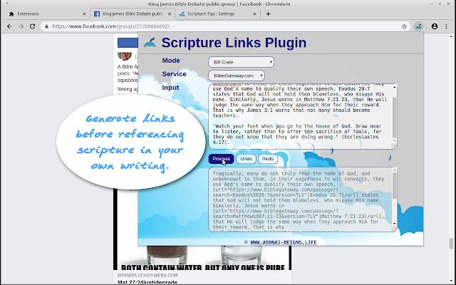 Scripture Tips chrome谷歌浏览器插件_扩展第2张截图