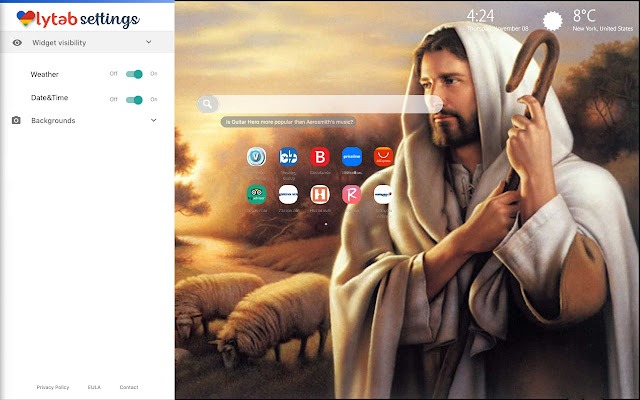 Jesus Christ Wallpapers HD New Tab chrome谷歌浏览器插件_扩展第3张截图