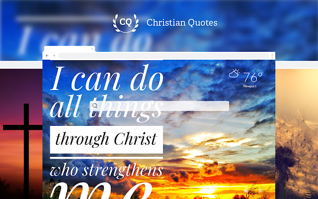 Christian Quotes HD Wallpapers New Tab chrome谷歌浏览器插件_扩展第1张截图