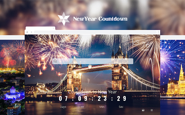 New Year Countdown 2022 Celebration chrome谷歌浏览器插件_扩展第1张截图