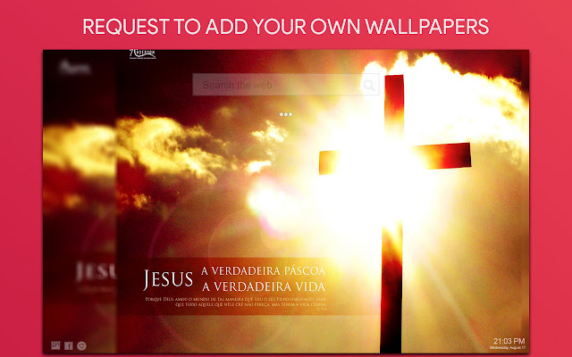 Jesus Christ Wallpaper HD Custom New Tab chrome谷歌浏览器插件_扩展第4张截图