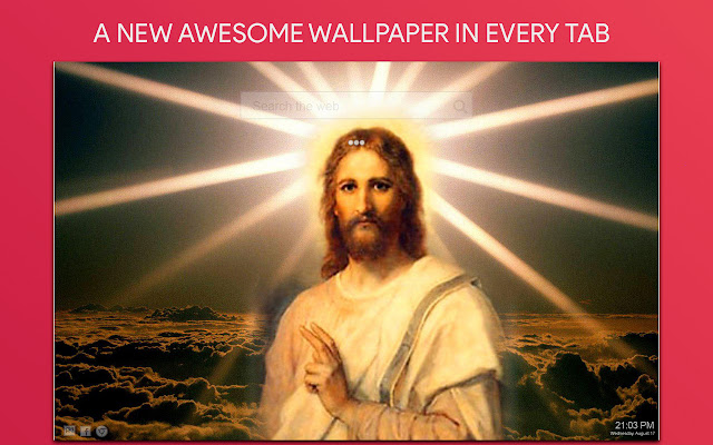 Jesus Christ Wallpaper HD Custom New Tab chrome谷歌浏览器插件_扩展第5张截图