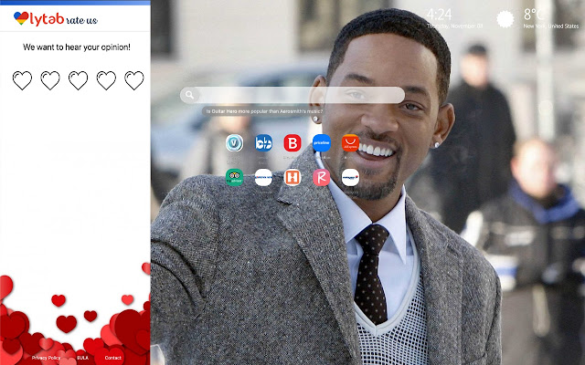 Will Smith Wallpapers HD New Tab chrome谷歌浏览器插件_扩展第3张截图