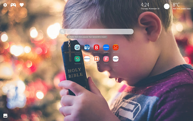 Christian Wallpaper New Tab chrome谷歌浏览器插件_扩展第1张截图