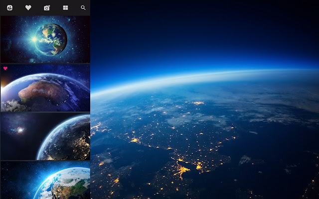 Planets HD Wallpapers New Tab Theme chrome谷歌浏览器插件_扩展第2张截图