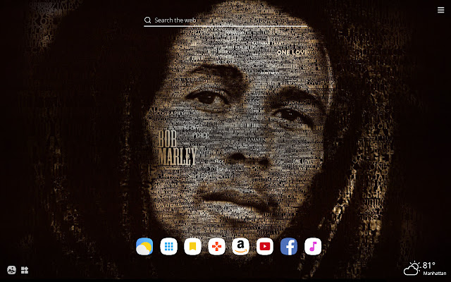 Bob Marley HD Wallpapers New Tab chrome谷歌浏览器插件_扩展第3张截图