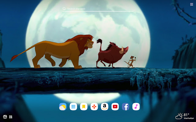 Lion King HD Wallpapers New Tab Theme chrome谷歌浏览器插件_扩展第3张截图