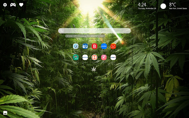 Weed Wallpapers HD New Tab Background chrome谷歌浏览器插件_扩展第1张截图