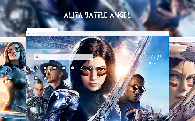 Alita Battle Angel HD Wallpapers New Tab chrome谷歌浏览器插件_扩展第1张截图