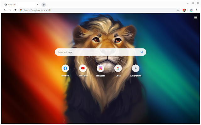 Lion Wallpapers New Tab chrome谷歌浏览器插件_扩展第2张截图