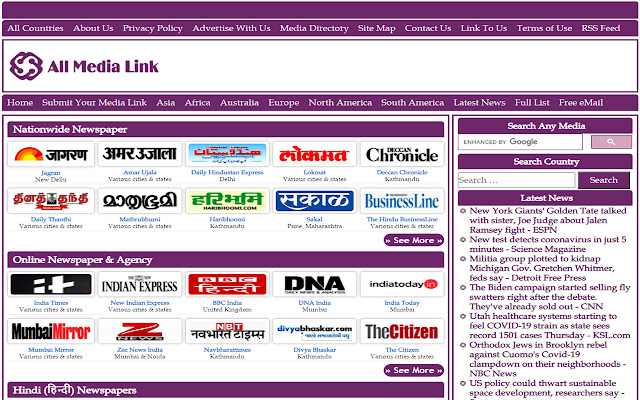 All Indian Newspapers & Live Radios chrome谷歌浏览器插件_扩展第1张截图