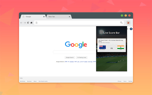 Live Cricket Score Bar chrome谷歌浏览器插件_扩展第1张截图