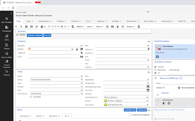 ConnectWise Service Ticket Tab Updater chrome谷歌浏览器插件_扩展第1张截图