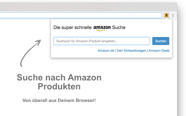 Amazon Suche - super Schnell & Einfach chrome谷歌浏览器插件_扩展第2张截图