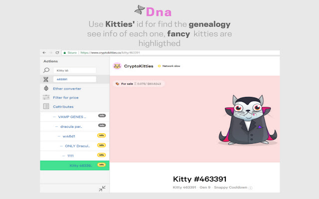CryptoKitties Finder chrome谷歌浏览器插件_扩展第1张截图