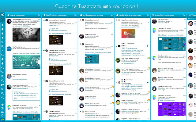 ColorDeck for Tweetdeck chrome谷歌浏览器插件_扩展第1张截图