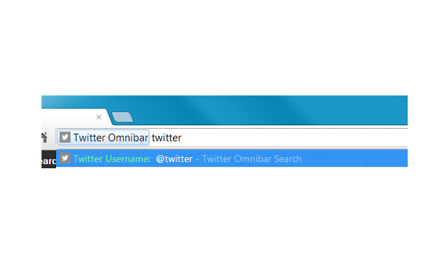 Omnibox Twitter chrome谷歌浏览器插件_扩展第1张截图