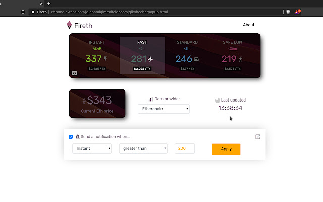 Fireth chrome谷歌浏览器插件_扩展第5张截图