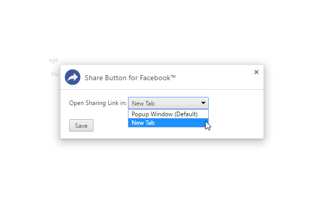 Share Button for Facebook™ chrome谷歌浏览器插件_扩展第3张截图