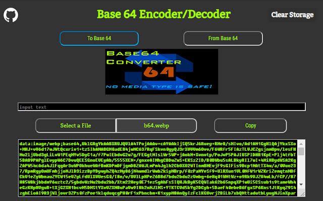 Base64 Encoder/Decoder chrome谷歌浏览器插件_扩展第4张截图