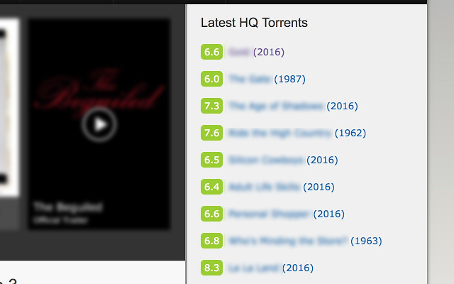 IMDb HD Movie Torrents chrome谷歌浏览器插件_扩展第2张截图