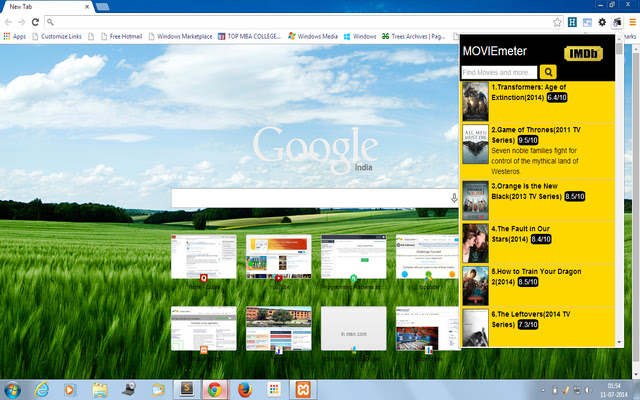 MOVIEmeter chrome谷歌浏览器插件_扩展第2张截图