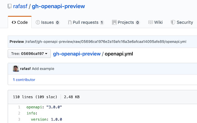 OpenAPI Preview chrome谷歌浏览器插件_扩展第2张截图