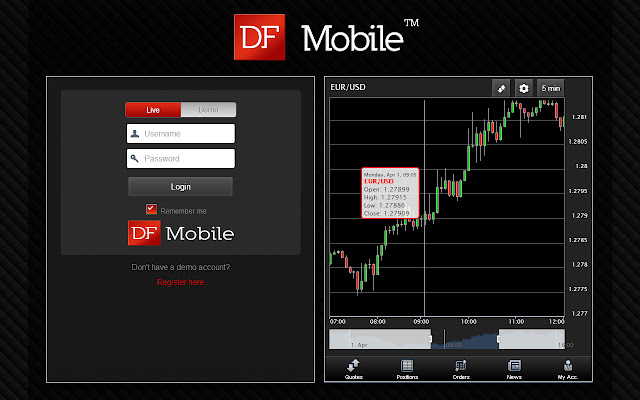 DFMobile - Forex & CFD Trading chrome谷歌浏览器插件_扩展第1张截图