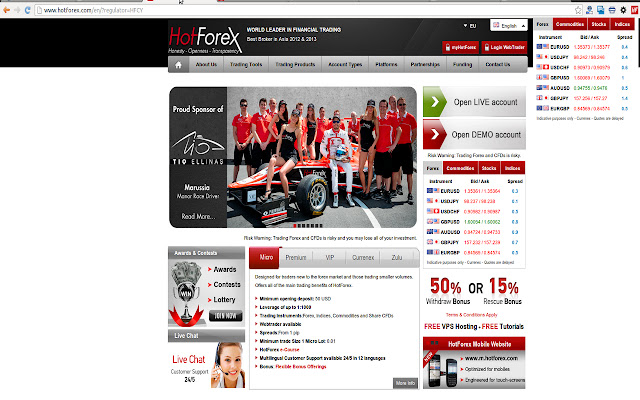 HotForexLiveQuotes chrome谷歌浏览器插件_扩展第1张截图