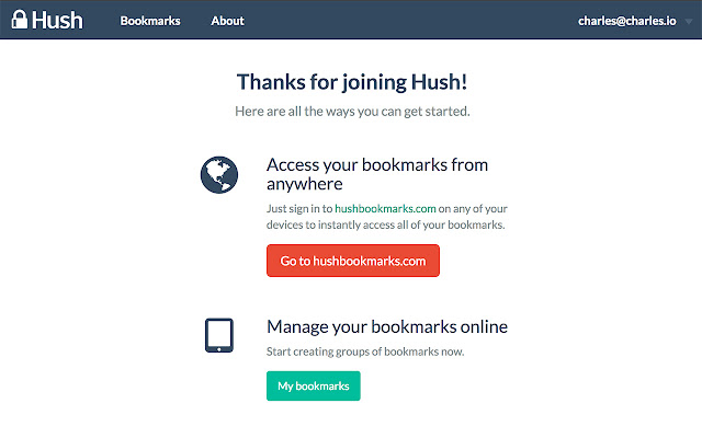 Hush - private bookmarking chrome谷歌浏览器插件_扩展第4张截图